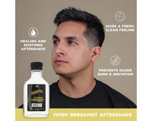 Ivory Bergamot Aftershave 3.3 oz. Healing & soothing aftershave. gives a fresh, clean feeling. prevents razor burn & irritation