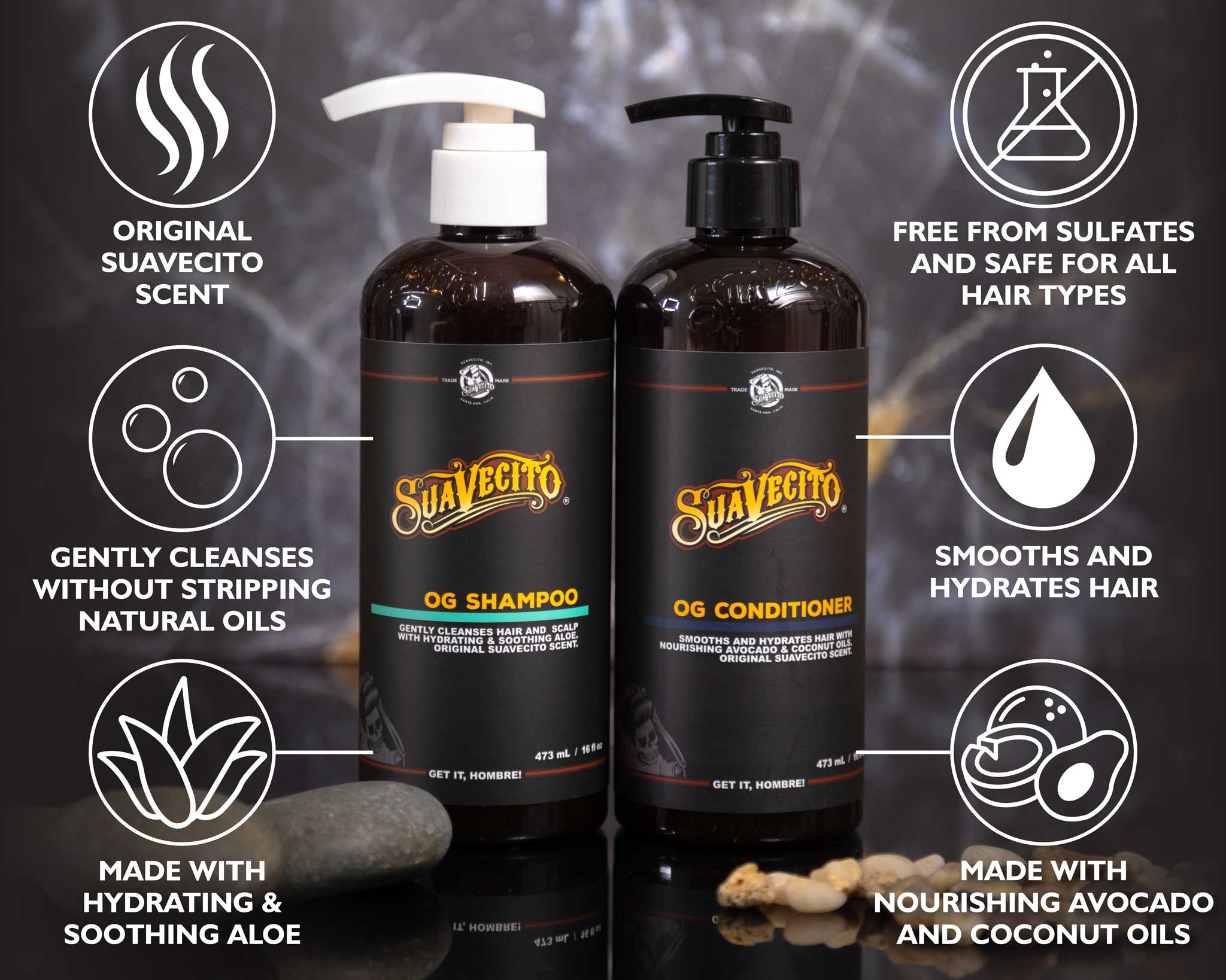 Suavecito OG Shampoo & Conditioner Set | Original Scent