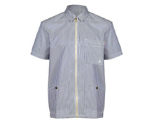 Load image into Gallery viewer, OG Barber Smock Navy Stripe - Front