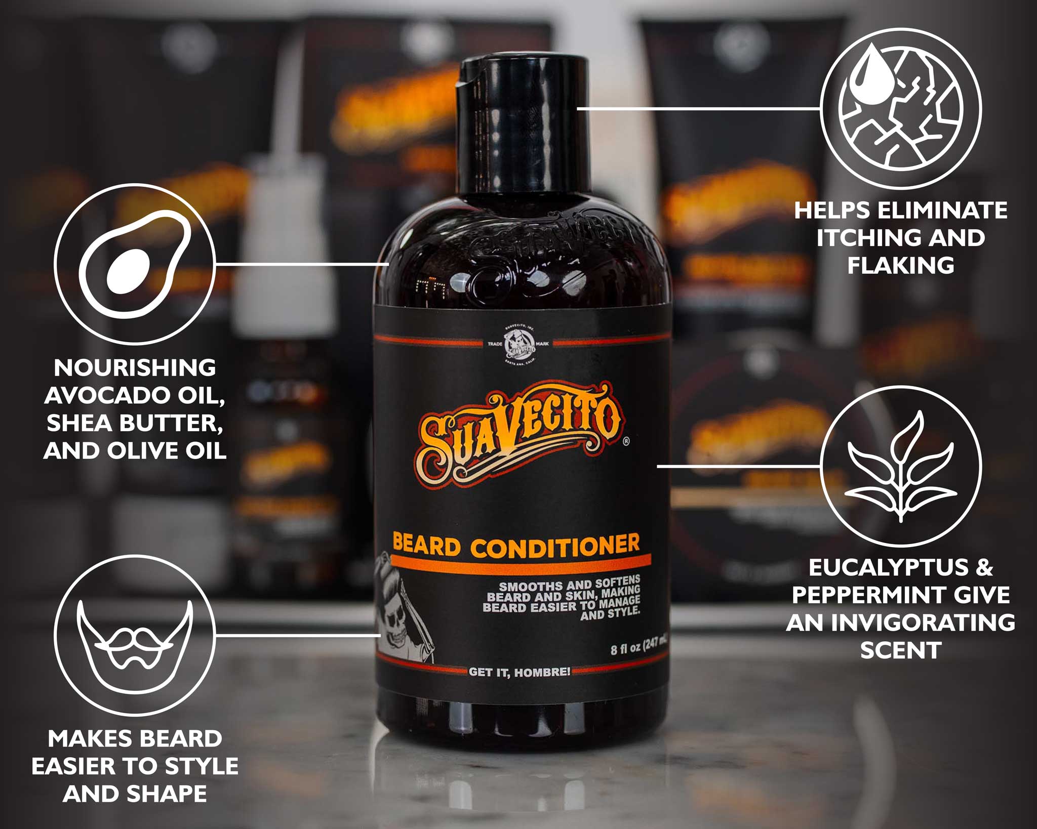 Beard Conditioner – Suavecito Pomade