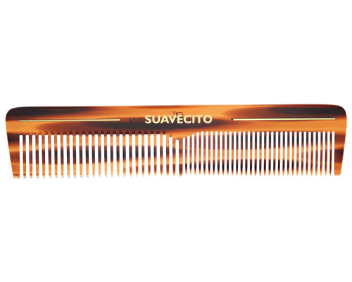 Deluxe Amber Dressing Comb - Front