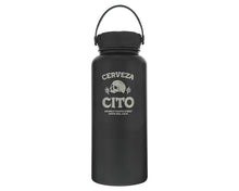Load image into Gallery viewer, Cerveza Cito Growler - 32 oz Black Front
