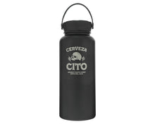 Load image into Gallery viewer, Cerveza Cito Growler - 32 oz Black Front
