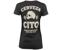 Load image into Gallery viewer, Cerveza Cito Women's V-Neck Tee Back