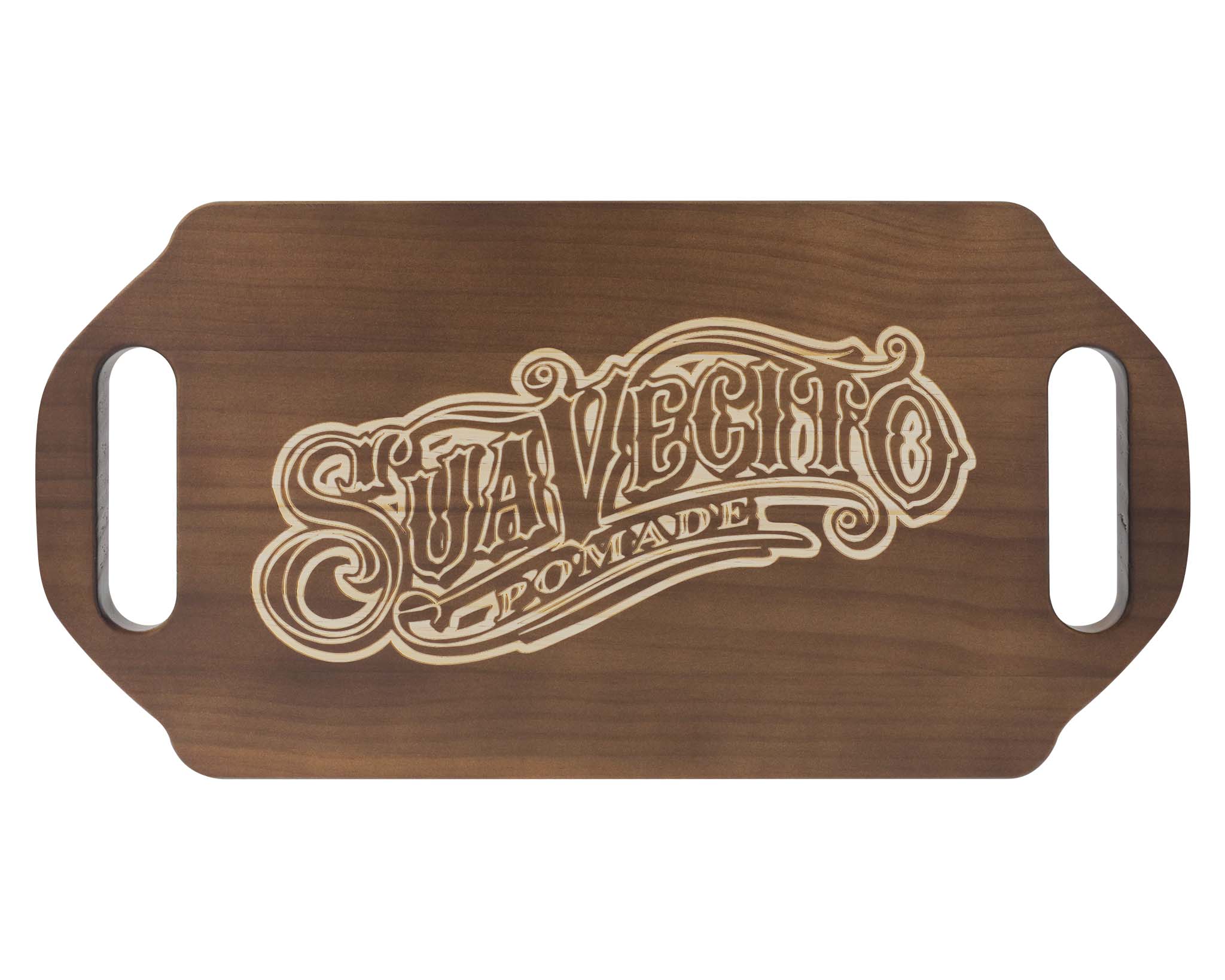 Double Handle Wood Mirror - Black – Suavecito Pomade