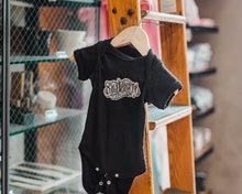 Load image into Gallery viewer, Suavecito OG Black Onesie - Infant's