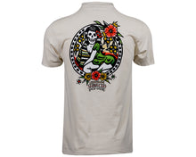 Load image into Gallery viewer, La Calavera Catrina Tee - Natural Back