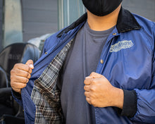 Load image into Gallery viewer, OG Flannel Lined Windbreaker - Navy
