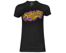 Load image into Gallery viewer, OG Purple &amp; Gold Women&#39;s Tee Front
