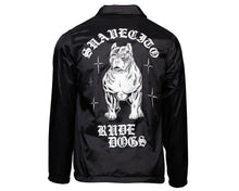 Load image into Gallery viewer, Rude Dogs Black Windbreaker - Back
