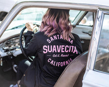 Load image into Gallery viewer, Suavecita Speedster Black Windbreaker - Back