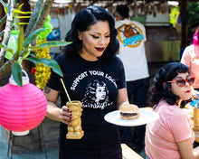 Load image into Gallery viewer, Model wearing the Support Tee