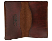 Load image into Gallery viewer, OG Card Holder Wallet Brown - Open