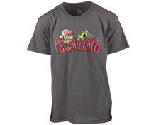 Load image into Gallery viewer, Suavecito Drag Nut Kid's Charcoal Tee - Front