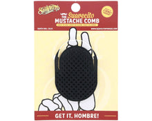 Load image into Gallery viewer, Black Mustache Finger Comb Packaging
