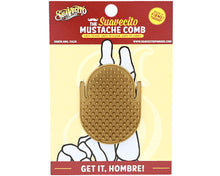 Load image into Gallery viewer, Gold Mustache Finger Comb With Packaging
