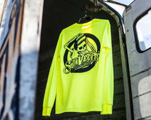 Load image into Gallery viewer, OG Safety Green Long Sleeve Tee - Lifestyle
