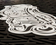 Load image into Gallery viewer, Black OG Script Barber Mat