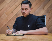 Load image into Gallery viewer, Suavecito Black Polo Shirt - Lifestyle