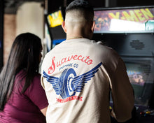 Load image into Gallery viewer, Model Wearing the Wheelie Long Sleeve Tee