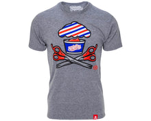 Load image into Gallery viewer, Barber Shop Crossbones Tee - Front