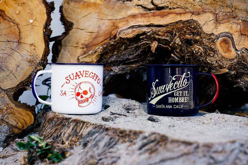 A Pin Collection For True Suavecito Fans and Mugs for Coffee Lovers Everywhere
