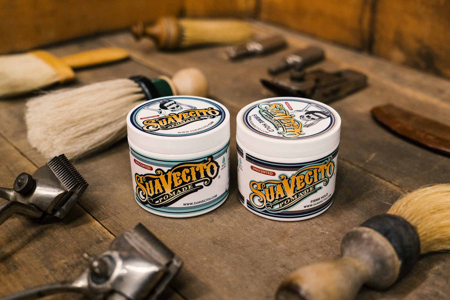 BRAND NEW PRODUCTS: Unscented Pomade and Whiskey Bar Aftershave!