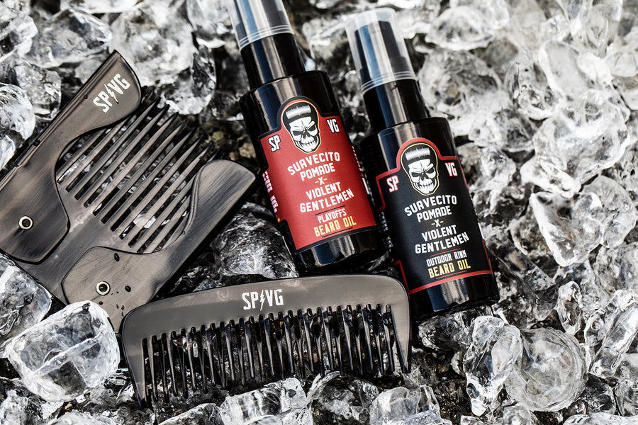 Suavecito X Violent Gentlemen 2 - Beard Oil & Combs