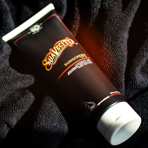 Protect yourself using our Suavecito Sunscreen w/ SPF 30