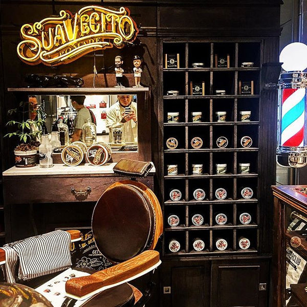 Suavecito Barber Shop, Leather Belts and Suavecito Mascot Tattoos