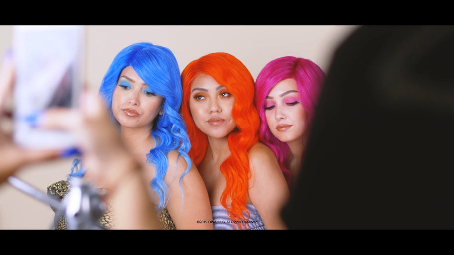 Suavecita X Good Luck Trolls - Colored Wig Photoshoot