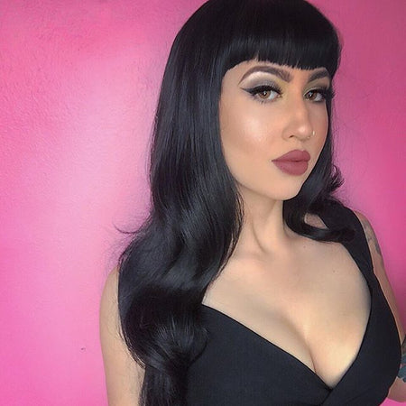 @avalonmonet wearing Santa Ana Semi-Matte Lipstick