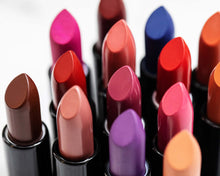 closeup of lipstick bullets