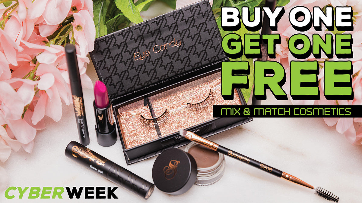 Cyber Monday. Buy 1 get 1 free mix & match cosmetics