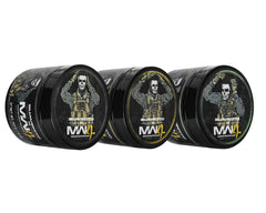 Suavecito X Call of Duty Pomade Firme Hold, OG Hold, & Matte Bundle on a white background