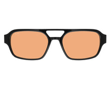 Continental - Black w/ Burnt Orange Lens - Front
