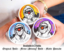 Foos Gone Wild Pomade. Available in 3 holds: original hold, firme (strong) hold, matte pomade