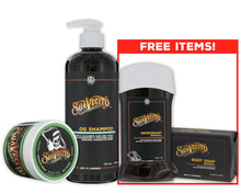 Load image into Gallery viewer, Matte Pomade &amp; OG Shampoo + Free Deodorant &amp; Soap
