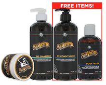 Load image into Gallery viewer, Firme Hold Pomade &amp; OG Shampoo + Free Conditioner &amp; Body Wash
