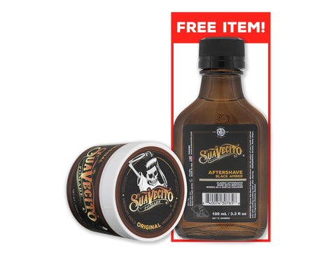 Original Hold Pomade and Black Amber Aftershave