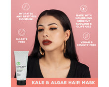 Suavecita Kale & Algae Mask: Hydrates and restores moisture, made with nourishing coconut, avocado and olive oils, sulfate free, vegan and cruelty free
