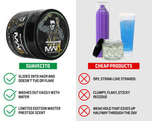 Suavecito X Call of Duty: Modern Warfare 4 Matte Pomade vs cheap products