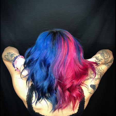 Muse, Nebula & Mantra hair color by @pauline_tcb_ 