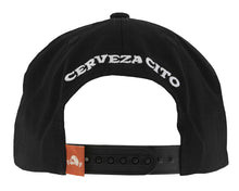 Load image into Gallery viewer, Black cap with &#39;Cerveza Cito&#39; text on a white background
