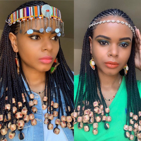 @afrodominican79 wearing Paradise Semi-Matte Lipstick