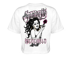 Rose Ruca Cropped Tee - Back