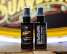 suavecito shave oil front and back of packaging