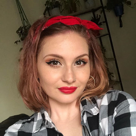 @ash_fries wearing Strut Semi-Matte Lipstick