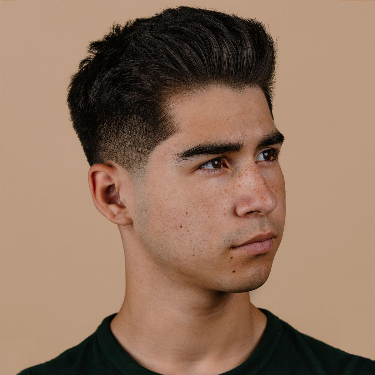 Man with hair styled with Suavecito Texturizing Powder