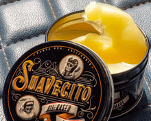 Oil Based Pomade open showing texture